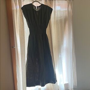 Madewell olive Midi Dress
